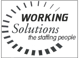 WORKING SOLUTIONS THE STAFFING PEOPLE trademark