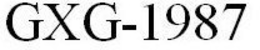 GXG-1987 trademark
