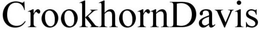 CROOKHORNDAVIS trademark