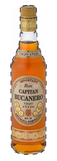CAPITAN VIEJO AÑEJO IMPORTADO RON CAPITAN BUCANERO VIEJO AÑEJO RUM REPUBLICA DOMINICANA DESTILADO Y ENVEJECIDO EN LA REPUBLICA DOMINICA DISTILLED AND AGED IN THE DOMINICAN REPUBLIC CAPITAN BUCANERO trademark