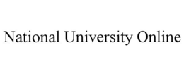 NATIONAL UNIVERSITY ONLINE trademark