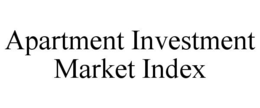 APARTMENT INVESTMENT MARKET INDEX trademark