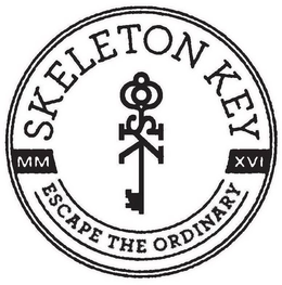 SKELETON KEY ESCAPE THE ORDINARY MM XVI trademark