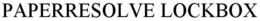 PAPERRESOLVE LOCKBOX trademark