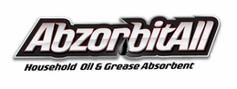 ABZORBITALL HOUSEHOLD OIL & GREASE ABSORBENT trademark