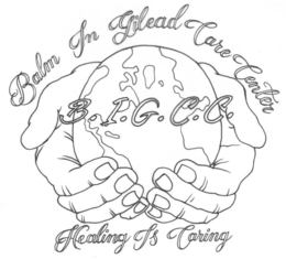 BALM IN GILEAD CARE CENTER B.I.G.C.C. HEALING IS CARING trademark