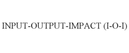 INPUT-OUTPUT-IMPACT (I-O-I) trademark