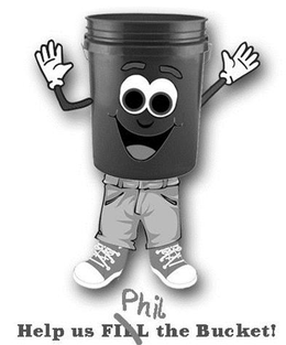 HELP US PHIL FILL  THE BUCKET trademark
