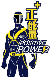 V  VINNIC POSITIVE POWER trademark
