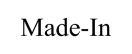 MADE-IN trademark