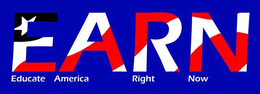 EARN EDUCATE AMERICA RIGHT NOW trademark
