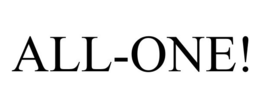 ALL-ONE! trademark