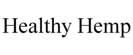 HEALTHY HEMP trademark