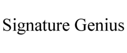 SIGNATURE GENIUS trademark