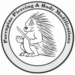 PORCUPINE PIERCING & BODY MODIFICATIONS trademark