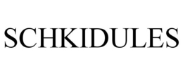 SCHKIDULES trademark