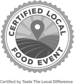 CERTIFIED LOCAL FOOD EVENT CERTIFIED BY TASTE THE LOCAL DIFFERENCE trademark
