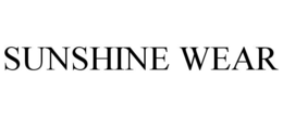 SUNSHINE WEAR trademark
