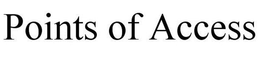 POINTS OF ACCESS trademark