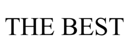 THE BEST trademark