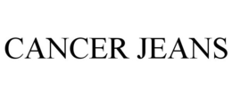 CANCER JEANS trademark