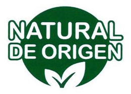 NATURAL DE ORIGEN trademark