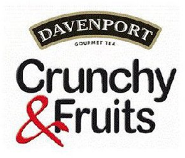 DAVENPORT GOURMET TEA CRUNCHY & FRUITS trademark