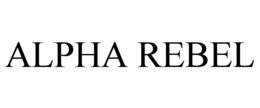ALPHA REBEL trademark