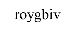 ROYGBIV trademark