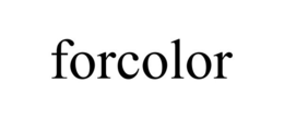 FORCOLOR trademark