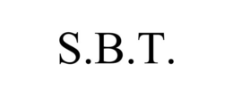 S.B.T. trademark