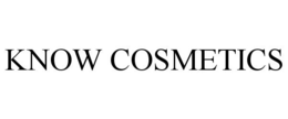 KNOW COSMETICS trademark