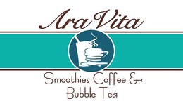 ARA VITA SMOOTHIES COFFEE & BUBBLE TEA trademark
