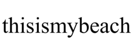 THISISMYBEACH trademark