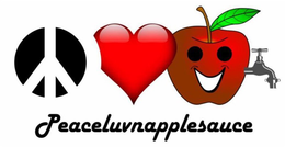 PEACELUVNAPPLESAUCE trademark