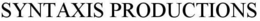 SYNTAXIS PRODUCTIONS trademark