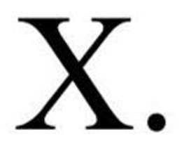 X. trademark