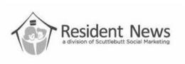 RESIDENT NEWS A DIVISION OF SCUTTLEBUTT SOCIAL MARKETING trademark