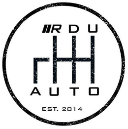 RDU AUTO EST. 2014 trademark