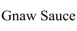 GNAW SAUCE trademark