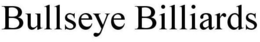 BULLSEYE BILLIARDS trademark