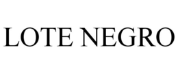 LOTE NEGRO trademark