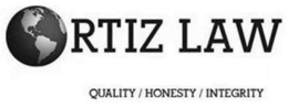 ORTIZ LAW IMMIGRATION QUALITY / HONESTY / INTEGRITY trademark