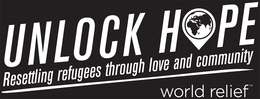 UNLOCK HOPE RESETTLING REFUGEES THROUGH LOVE AND COMMUNITY WORLD RELIEF trademark