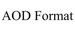 AOD FORMAT trademark