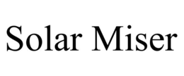 SOLAR MISER trademark