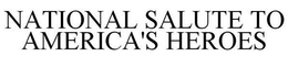 NATIONAL SALUTE TO AMERICA'S HEROES trademark