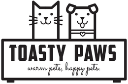 TOASTY PAWS WARM PETS, HAPPY PETS. trademark