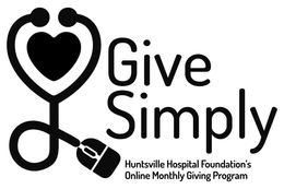 GIVE SIMPLY HUNSTVILLE HOSPITAL FOUNDATION'S ONLINE MONTHLY GIVING PROGRAM trademark