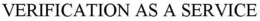 VERIFICATION AS A SERVICE trademark